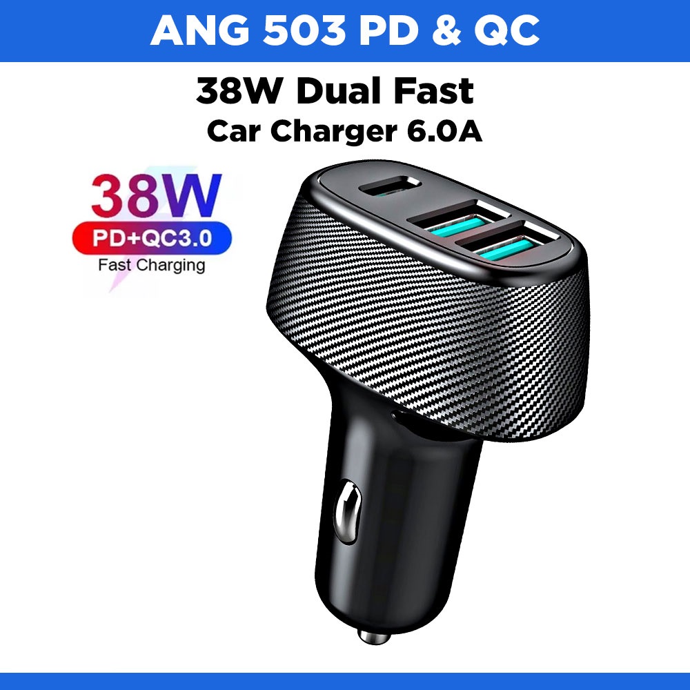 38w dual fast Car Charger