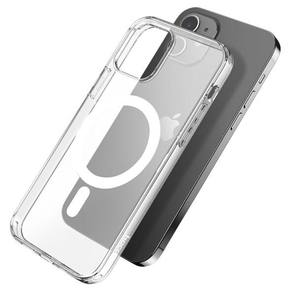 iPhone 12 Series Transparent TPU Magnetic Case