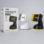 ANG 4855 Small Cell phone Car Holder Black & White