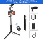 ay-49z-video-making-with-led-light-selfie-stick-and-tripod (1)