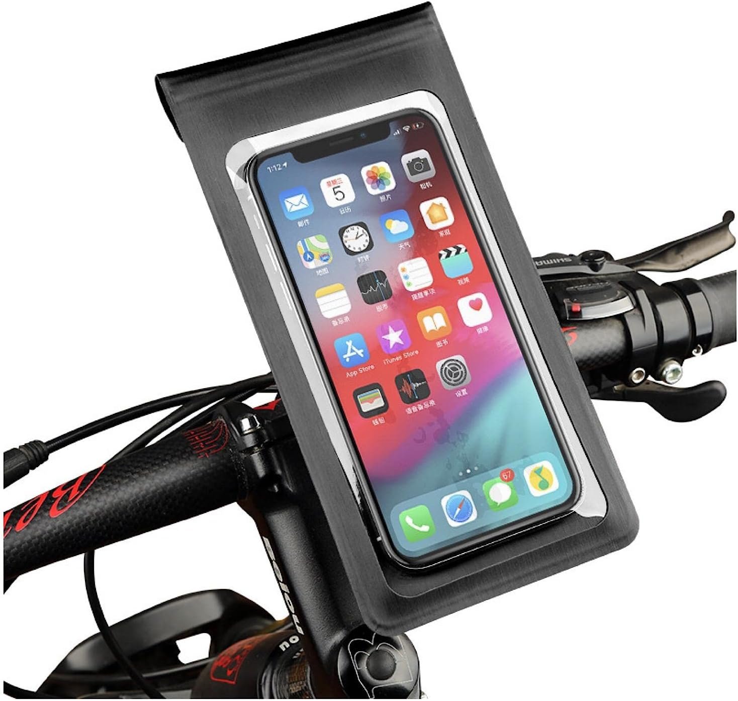 360° Waterproof Bike Phone Mount – Adjustable Handlebar Holder For IPhone Models