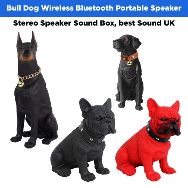 Bull Dog Wireless Bluetooth Portable Speaker large Full Body Stereo Speaker Sound Box, best Sound