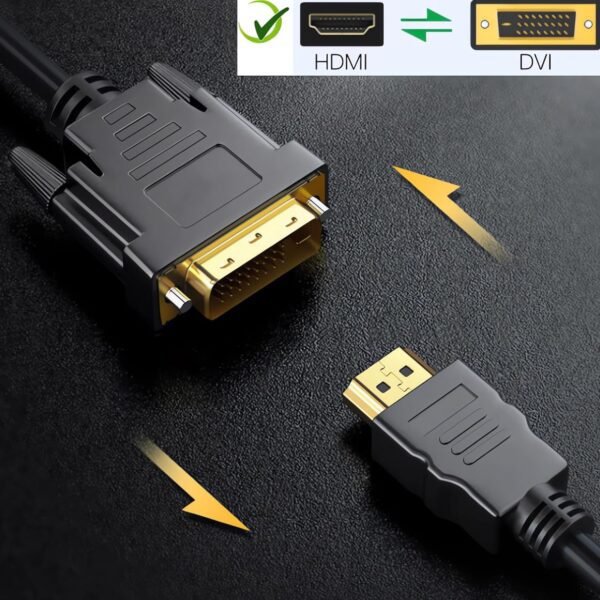 HDMI to DVI cable