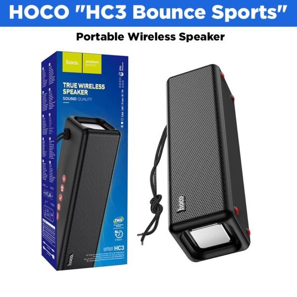 HOCO "HC3 Bounce Sports" Portable Wireless Speaker - Black