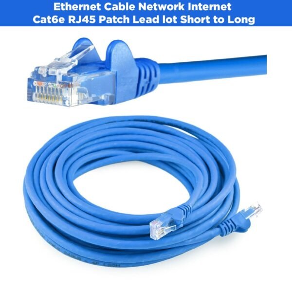 Ethernet Cable Network Internet Cable RJ45 Patch Lead lot Short to Long