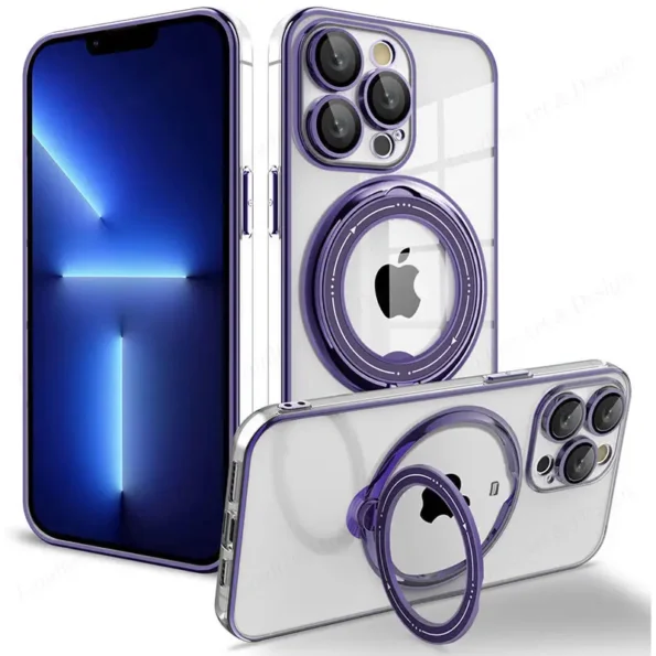 magnetic electro plated iphone case