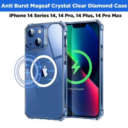 Magsafe Crystal Clear Diamond Case