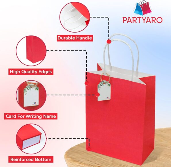 Partyaro Bags With Card Writing Name