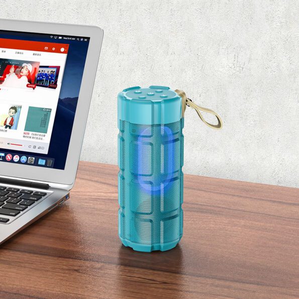 HOCO Light Blue Water Bottle Wireless Speakers