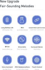 awei T36 True Sports Wireless Earbuds - Image 3