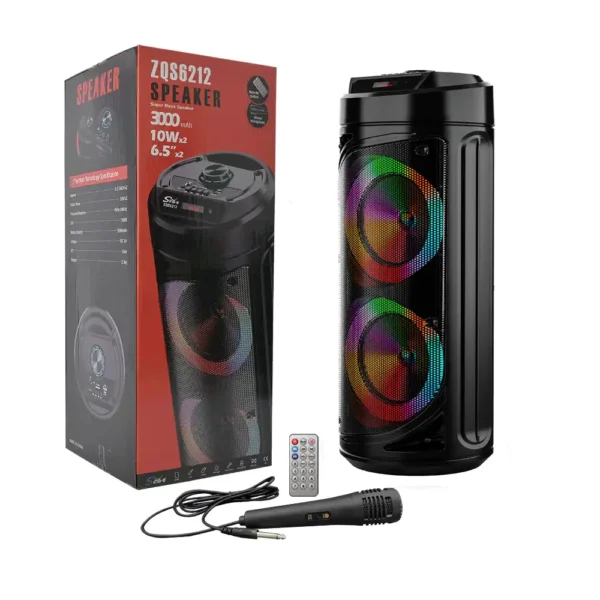 Portable Speaker Dual 6.5 Inch ZQS6212