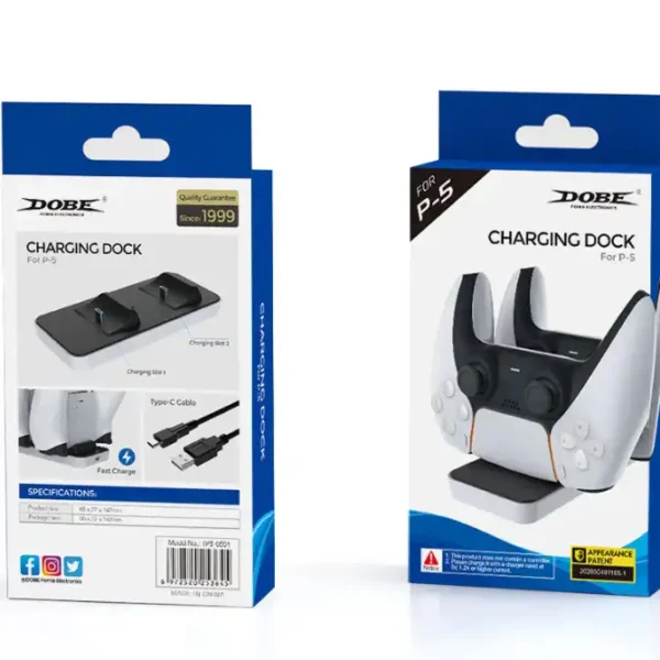 Dual Type-C USB Charger Docking Station