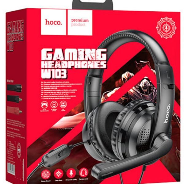Gaming headset “W103 Magic tour Headphone” Black