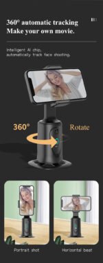 Auto Face Tracking Gesture Recognition Selfie Stick - Image 17