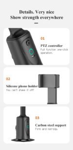 Auto Face Tracking Gesture Recognition Selfie Stick - Image 26