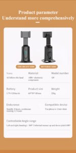 Auto Face Tracking Gesture Recognition Selfie Stick - Image 28