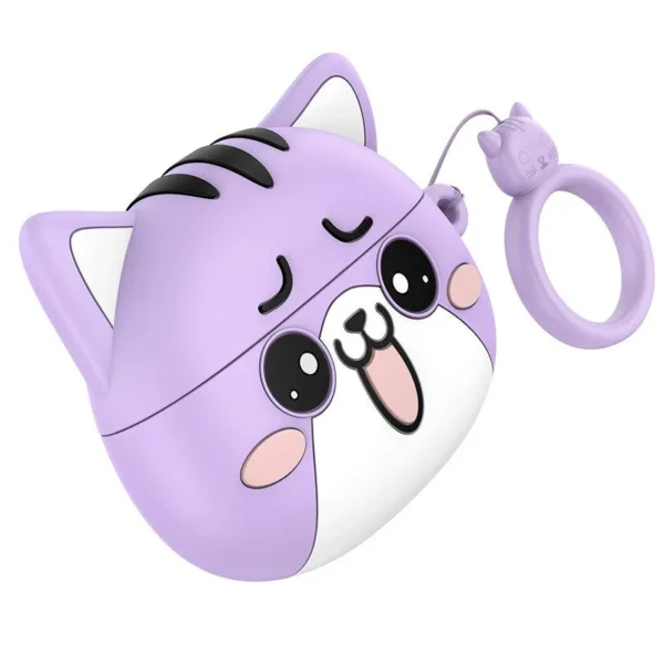 Cute Cat Wireless Headphone with Silicone Case
