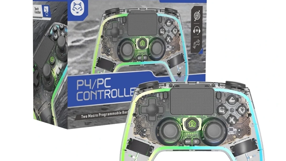 PS4 PC RGB Gamepad HS-PS4280CR Wireless Controller