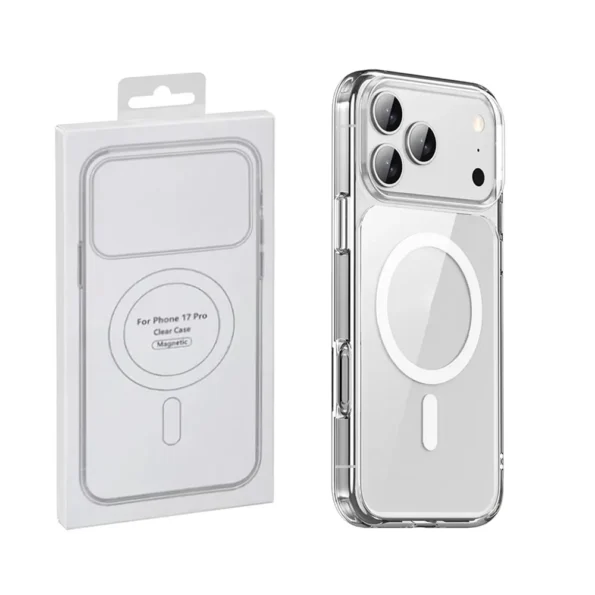 Transparent Magnetic iPhone 17 Series Cover