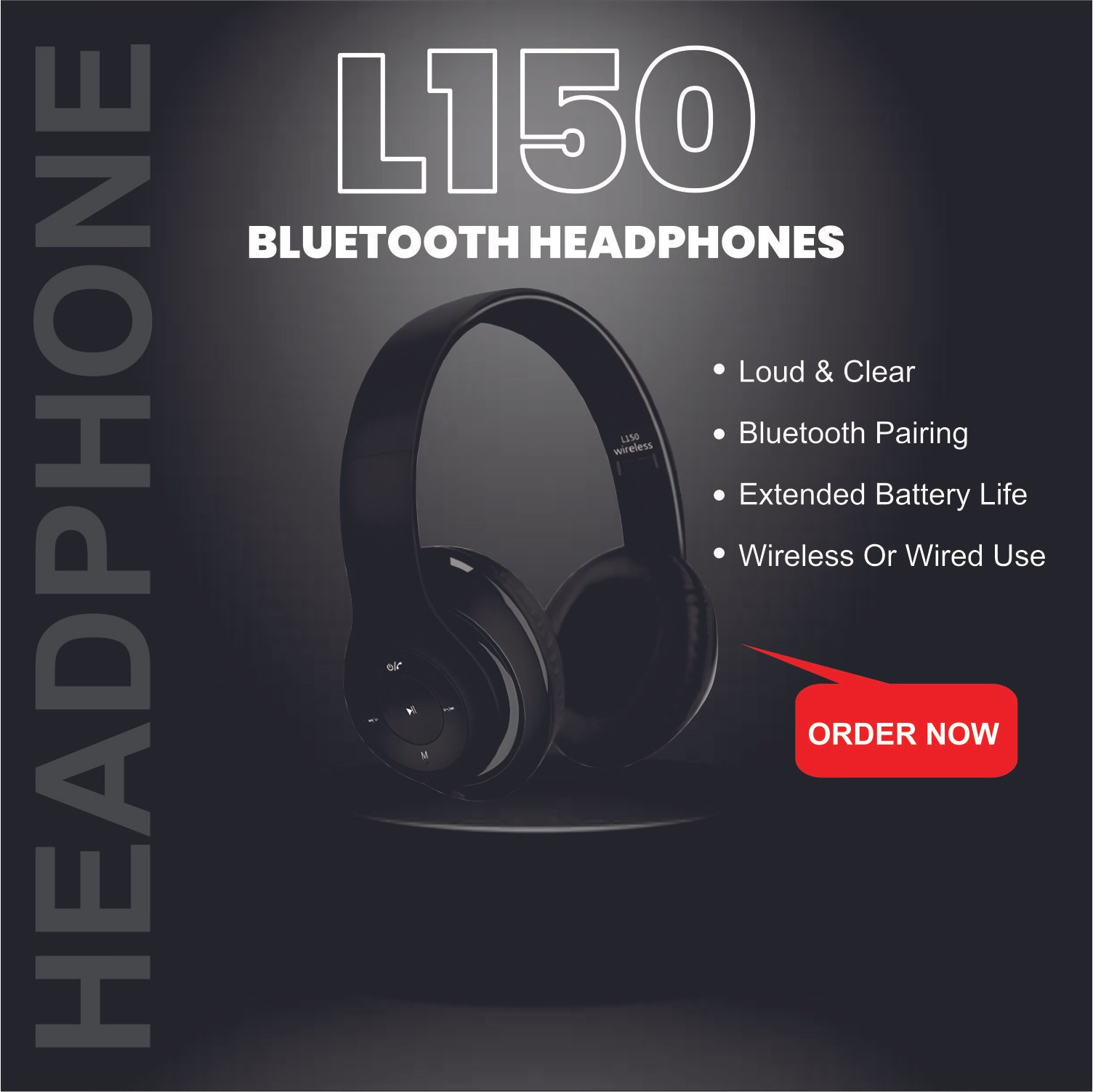 Image 1 ANG L150 – Bluetooth Headphone - Image 1