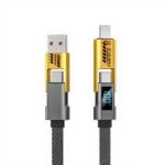 ANG 4 in 1 Charging Data Cable 100W With Digital LED Display - Image 5