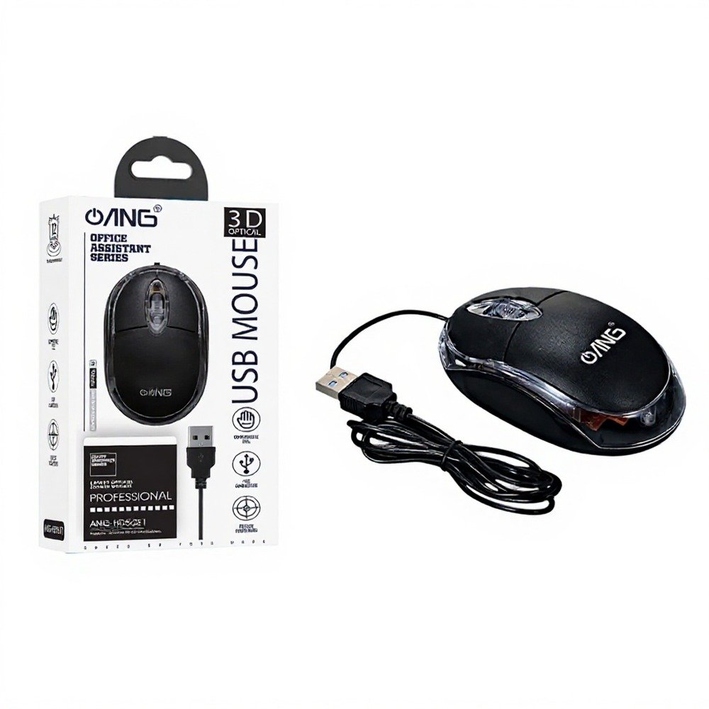 Picture 1 ANG HD5621 – 3D Optical Wired Mouse - Image 1