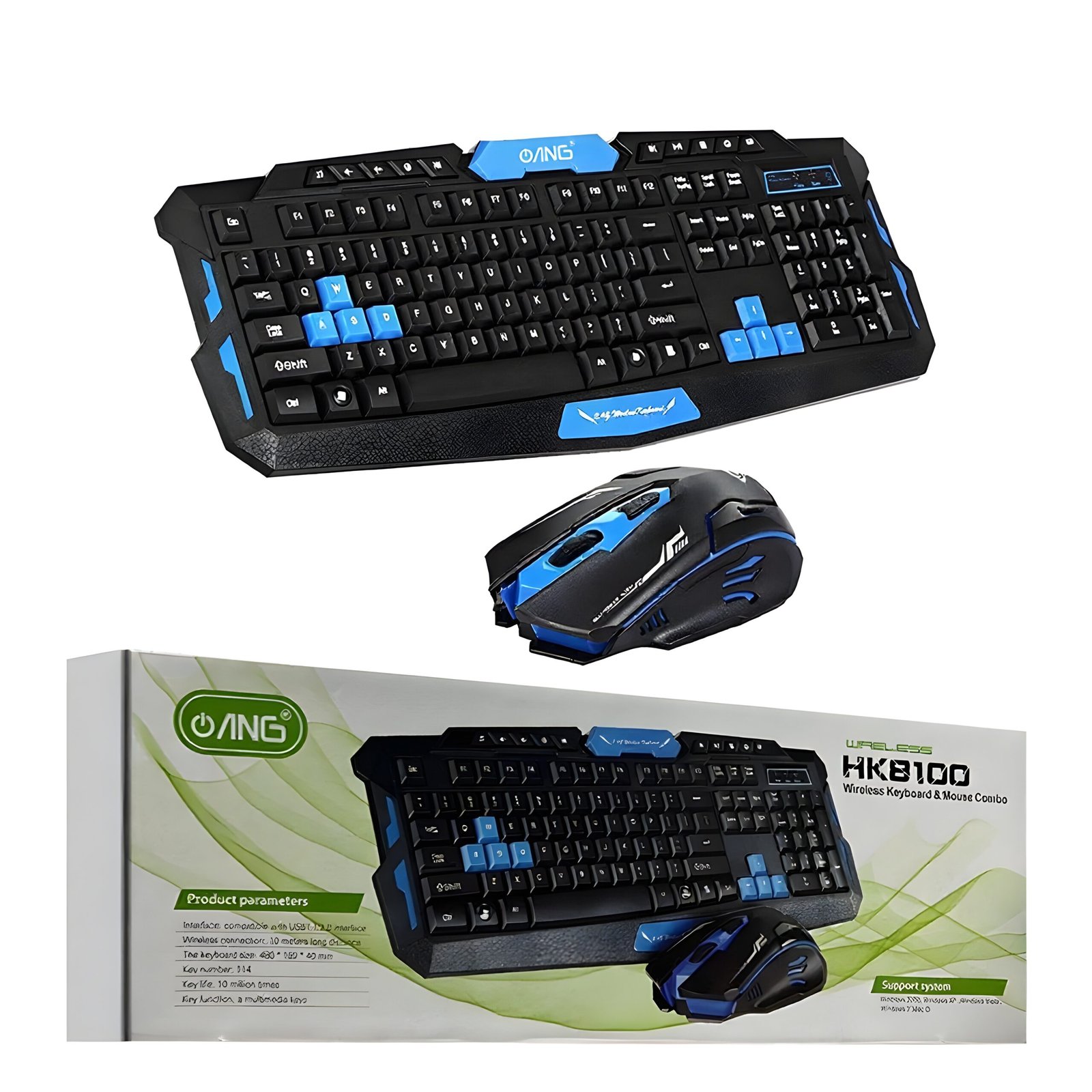 Picture 1 ANG HK8100 – Wireless Keyboard And Mouse Combo - Image 1