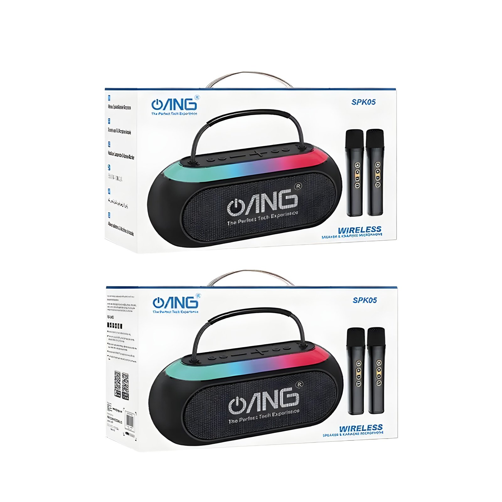 Picture 1 ANG SPK05 Karaoke Wireless BT Speaker – Black - Image 1