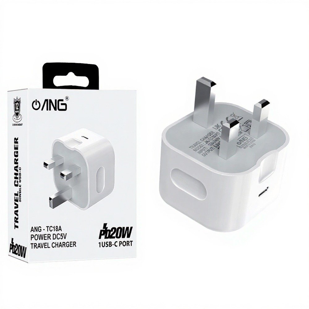 Picture 1 ANG TC18A Single USB C PD Adaptor 20W - Image 1