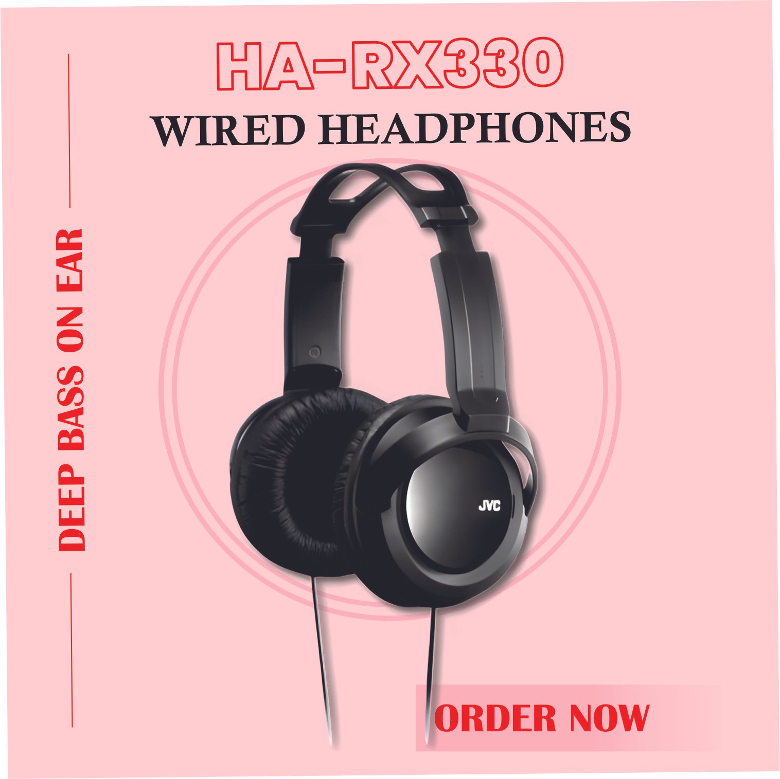 Picture 1 JVC HA RX330 Deep Bass Wired On-Ear Headphone - Image 1