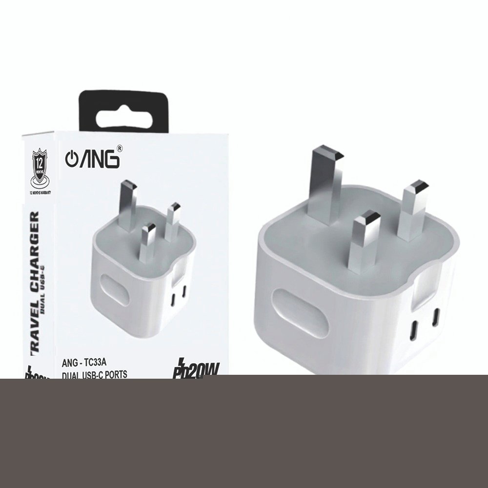Picture 2 ANG TC33A – PD 20W Dual USB C Ports Adaptor - Image 1