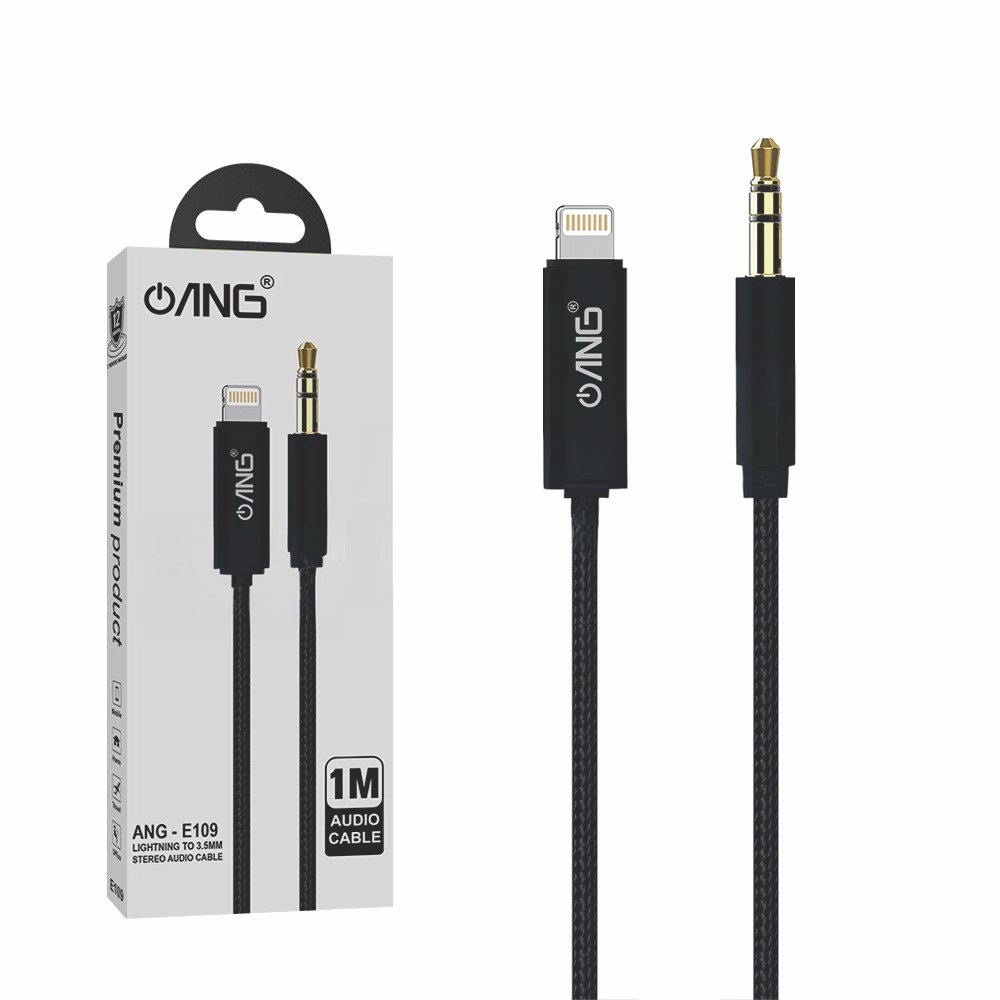 Picture 2 ANG E109 Audio Cable – 3.5MM Aux To Lightning - Image 1
