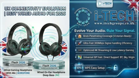 iTech Groups Best Wired Headphones for UK Homes Banner