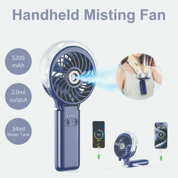 Handheld Misting Fan