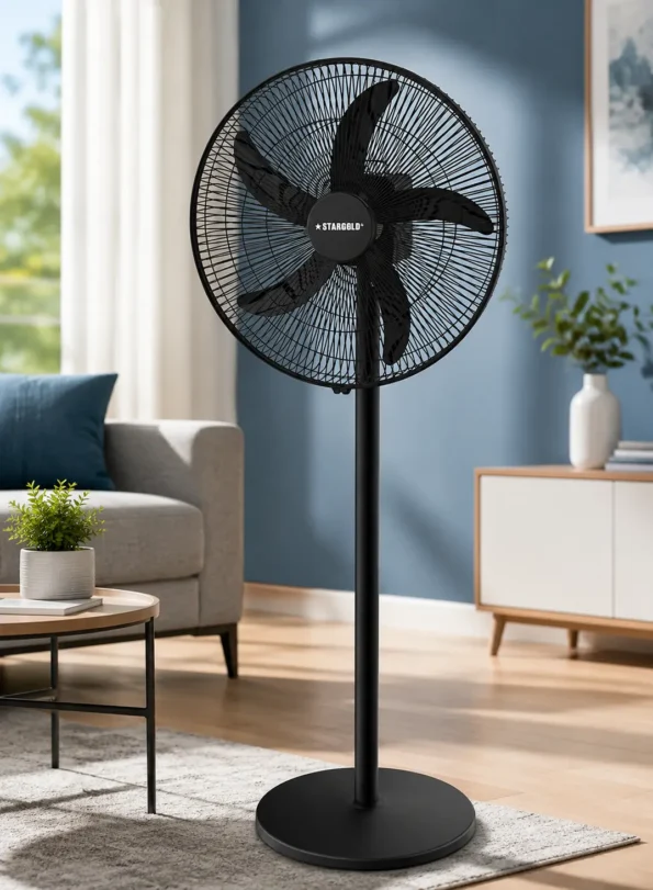 18 Inch Semi Metal 5 Blades Fan
