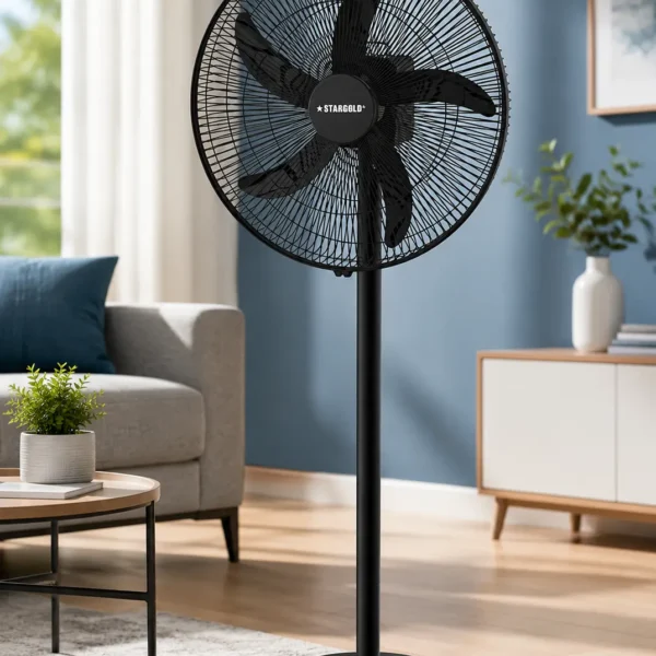 18 Inch Semi Metal 5 Blades Fan