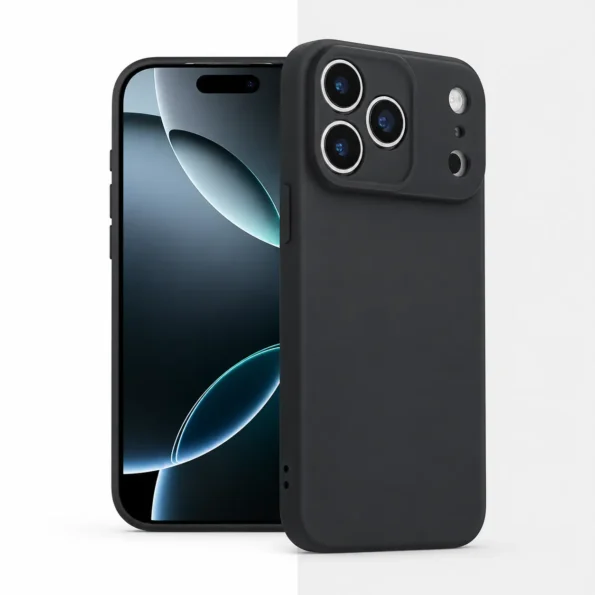 Black TPU Case for iPhone 17/18 Pro Max