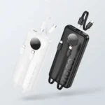 HOCO J132 Sabio 10000mAh Power Bank in black and white color