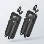 HOCO J132 Sabio 10000mAh Power Bank in black and white color