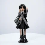Monster High Wednesday Addams collector doll HXJ04 in black Nevermore Academy uniform with Thing and accessories