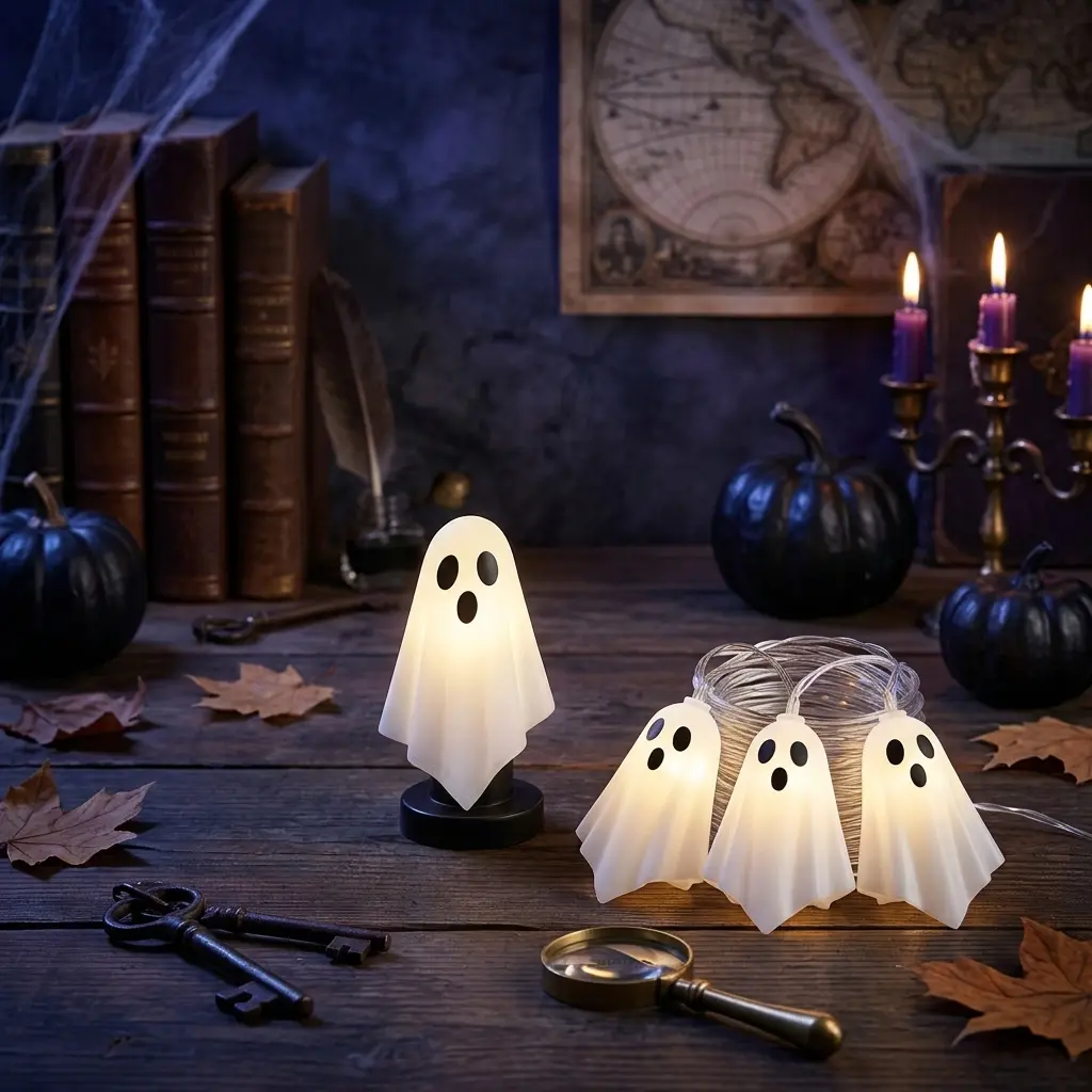 cnmtcco-halloween-ghost-string-lights-10-led CNMTCCO Halloween Ghost String Lights, 10 LED
