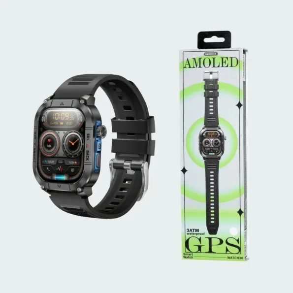 REMAX WATCH30 43mm AMOLED GPS Smart Watch with Bluetooth Calling
