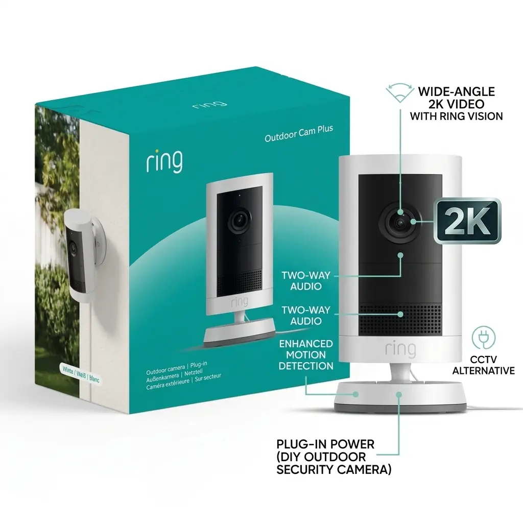 ring-outdoor-camera-plus-plug-in-2k Ring Outdoor Camera Plus Plug-In security camera with 2K video