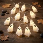 CNMTCCO Halloween Ghost String Lights, 10 LED