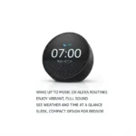 Echo Spot (newest gen), Smart alarm clock with vibrant sound, Black, with Alexa+ Early Access - Image 2