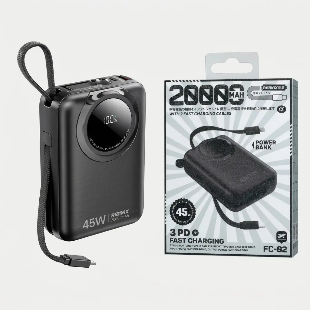 remax-fc-02-power-bank-20000mah-45w REMAX FC-02 Scuba Series 20000mAh Power Bank with 45W Fast Charging