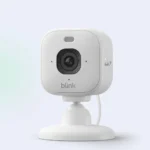 Blink Mini 2K+ indoor plug-in security camera in white