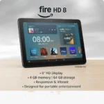 Amazon Fire HD 8 tablet 2024 Black with 8 inch HD display and 64GB storage