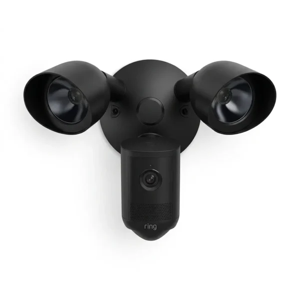 Ring Floodlight Cam Wired outdoor security camera with 2K video and floodlights
