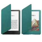 Lightweight fabric protective case for compatible Kindle Paperwhite and Kindle Colorsoft e-readers